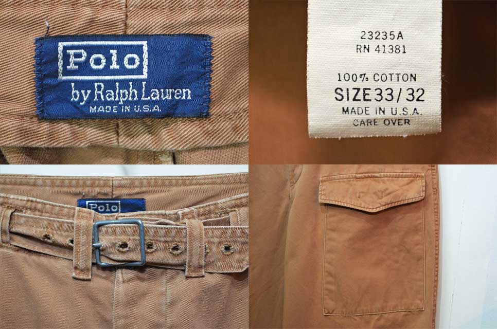 90's Polo Ralph Lauren グルカパンツ “MADE IN USA” - used&vintage