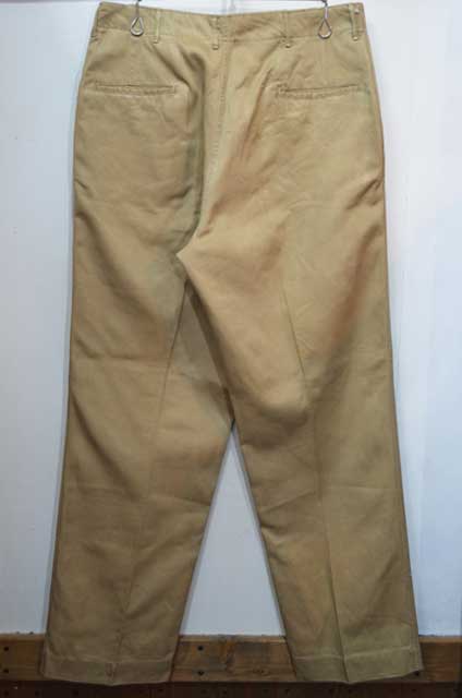 50's US.ARMY M-45 チノトラウザー - used&vintage box Hi-smile