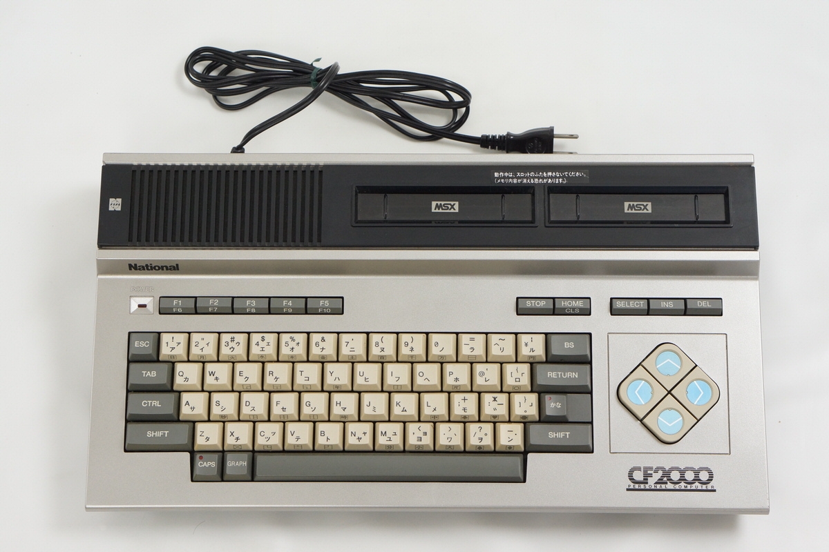 MSX CF-2000 動作品 取説付き Yahoo!オークション - National MSX CF