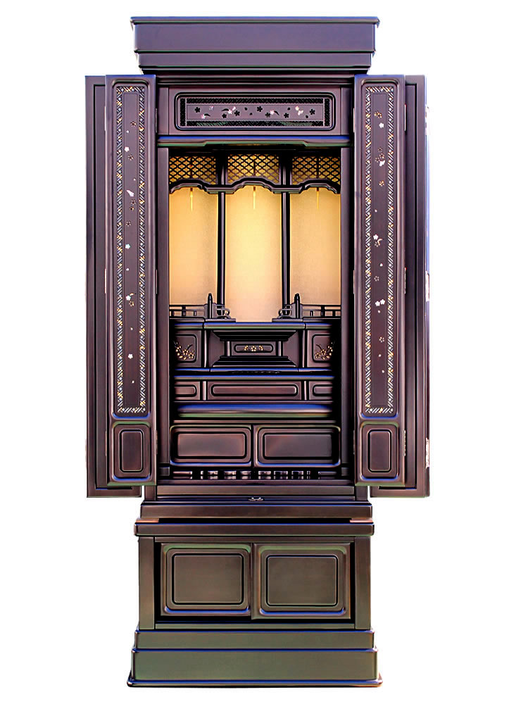 唐木仏壇・福寿-螺鈿細工をふんだんに施したデザイン性の高い伝統型