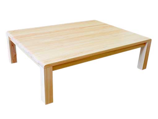 国産ひのきローテーブル（座卓・四角）【ひのき家具専門店 ヒノキ