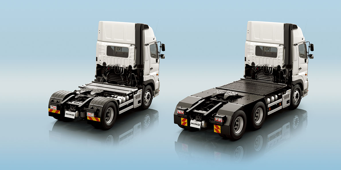 ケンクラフト HINO プロフィア SS 6x4トラクターとトレーラーセット