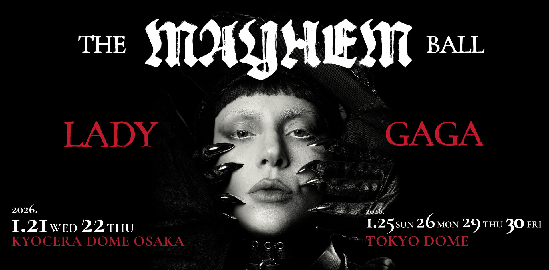 LADY GAGA MAYHEM BALL会場限定トートグレー Lady Gaga: The MAYHEM