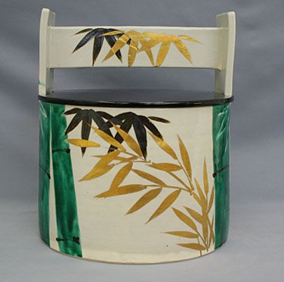 茶道具】水指 雪松 白井半七 共箱 初釜 R0843ラ2 茶道具】水指 雪松