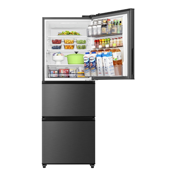 Hisense HR-D2820S 冷蔵庫 282L グレー ハイセンス 冷蔵庫 282L