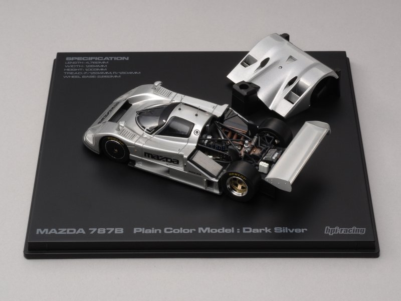 998 MAZDA 787B (PLAIN COLOR MODEL: DARK SILVER)