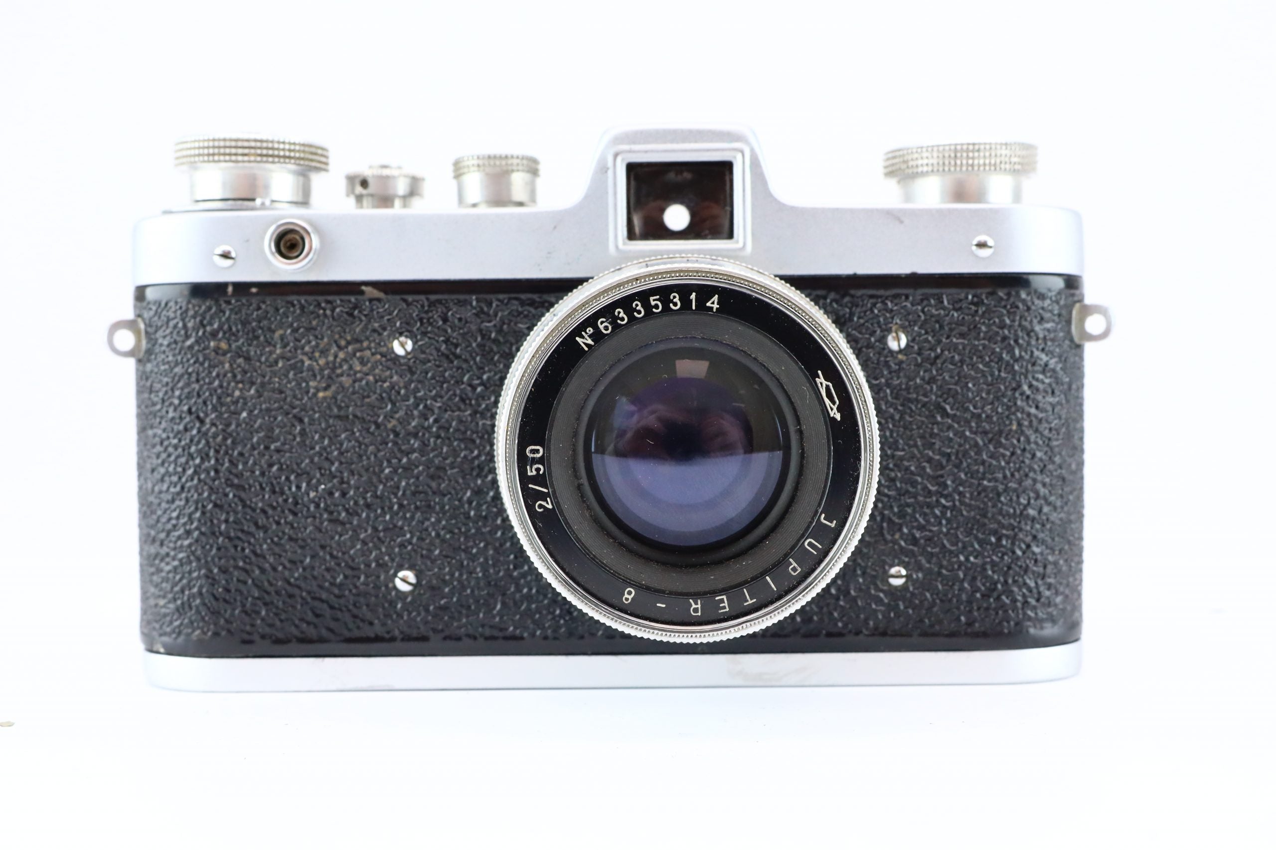 Kiev-4 + Jupier-8M 50mm F2 革ケース付き 作例あり Kiev-4 + Jupier-