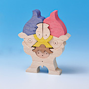 小黒三郎の組み木の五月人形：生活・くらし：百町森