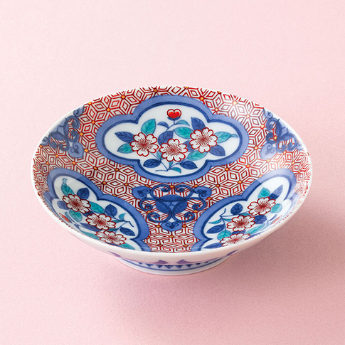 十三代今泉今右衛門 重要無形文化財「色鍋島皿」尺皿