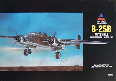 1/48 Aircraft B-25B ミッチェル ドゥリットル アキュレイト ミニチュア