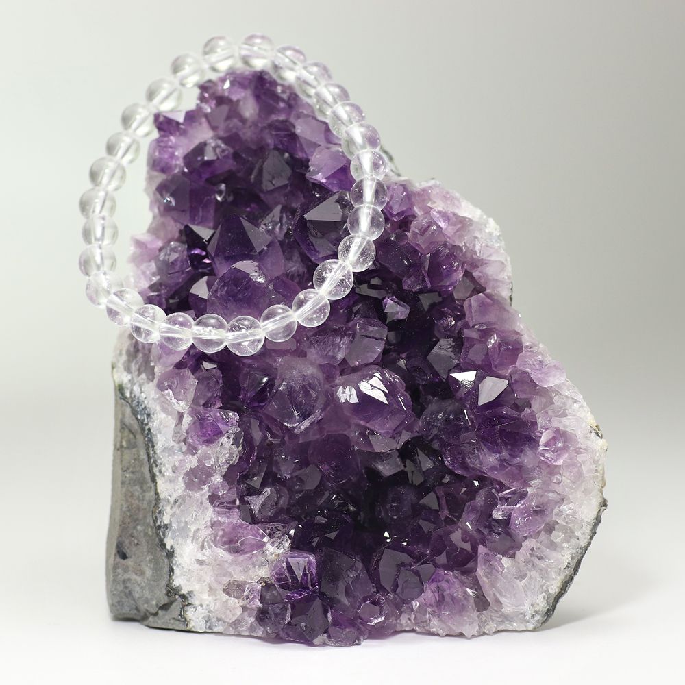 ウルグアイ産]スタンドアメジストクラスター/原石 - 埼玉県吉川市の