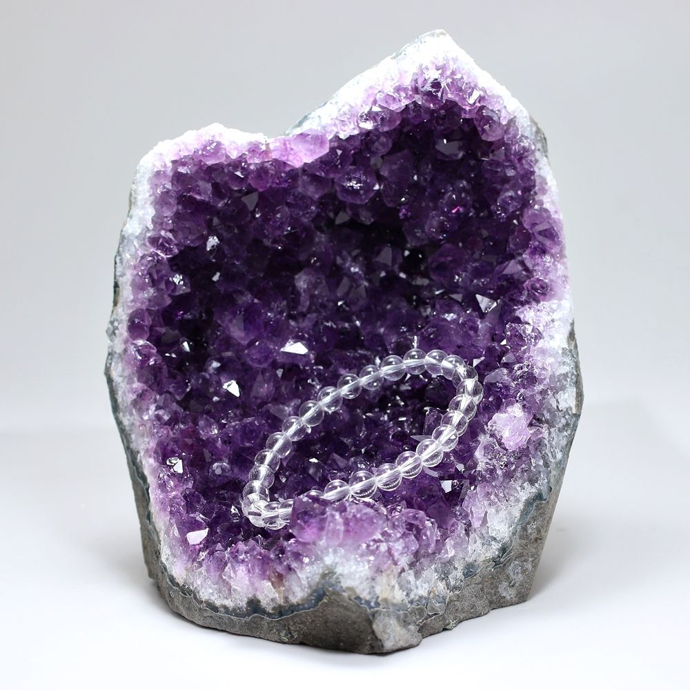 ブラジル産]スタンドアメジストクラスター/原石 - 埼玉県吉川市の