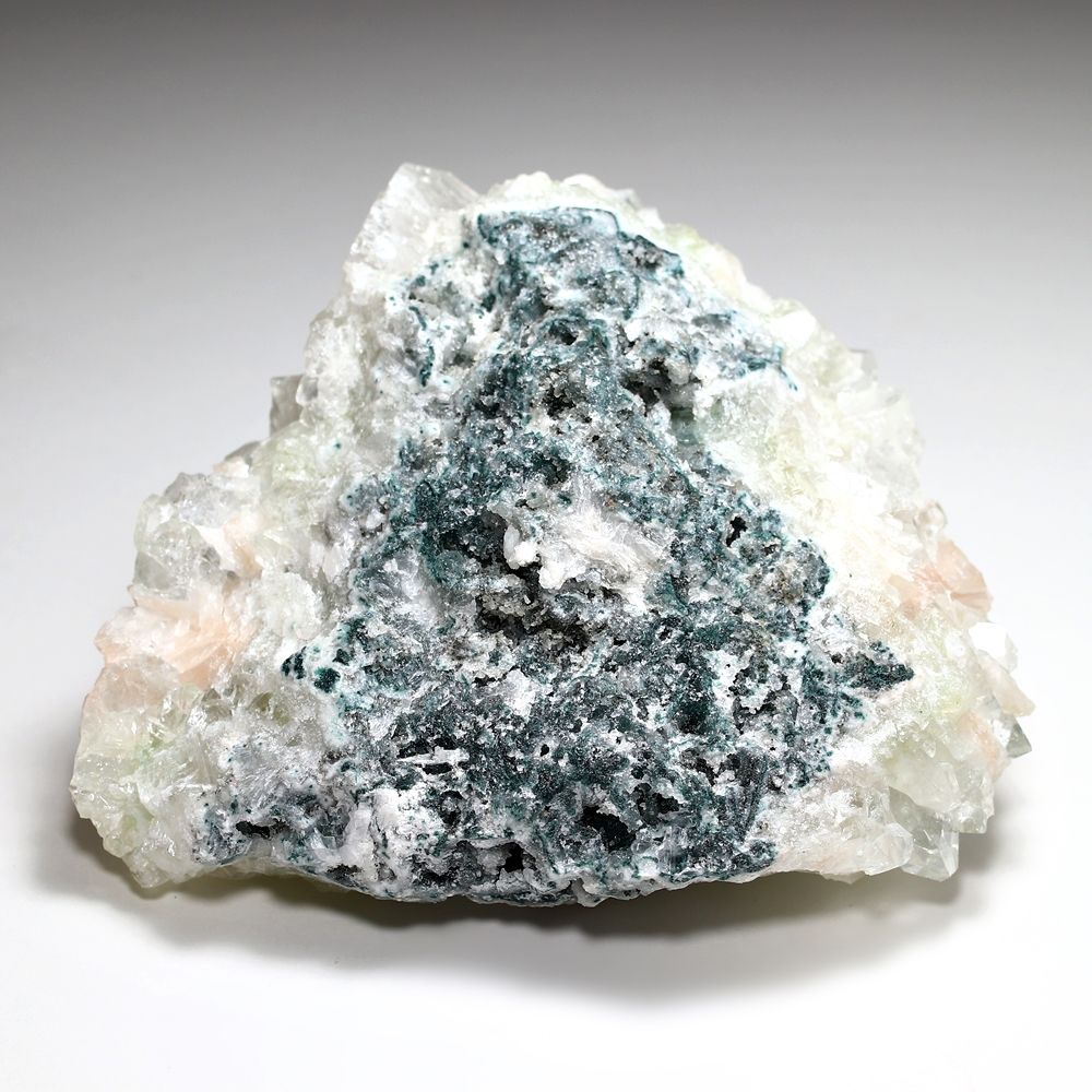 高品質]インド産グリーンアポフィライトクラスター/結晶原石（465g