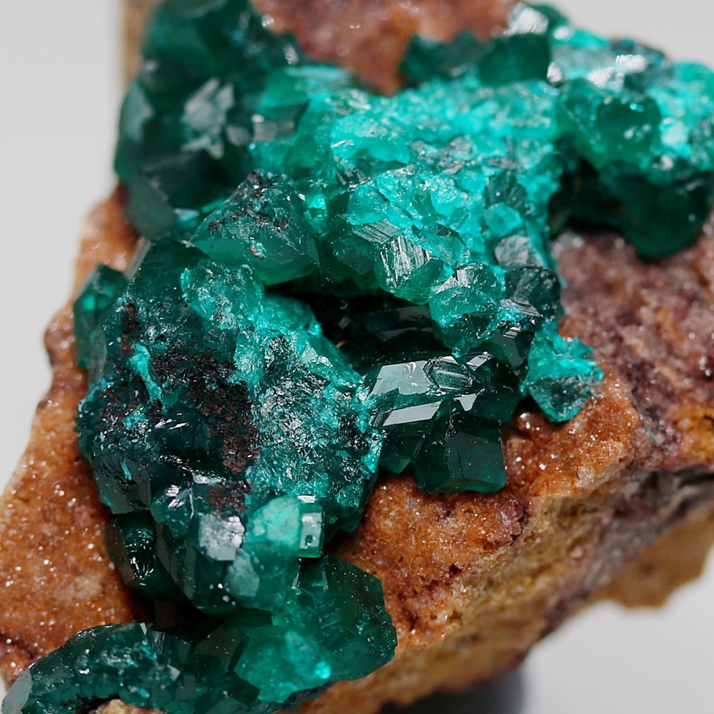 コンゴ産]ダイオプテーズ結晶原石/母岩付き（22.8g） - 埼玉県吉川市の