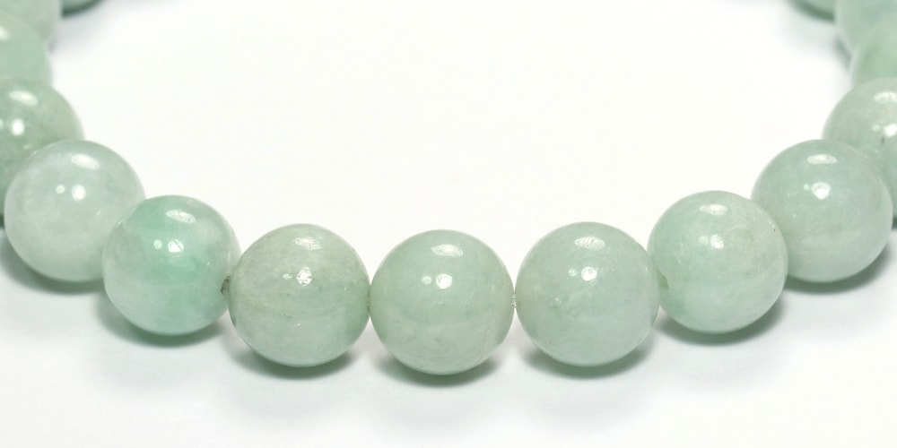 セミオーダー]ミャンマー産本翡翠ブレスレット（約10mm玉） - 埼玉県