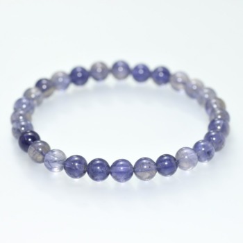 高品質++]アイオライトブレスレット（約6.5mm玉） - 埼玉県吉川市の