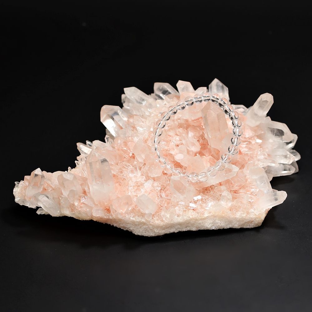 マニカラン産 水晶クラスター Y オンライン マニカラン産水晶クラスターY