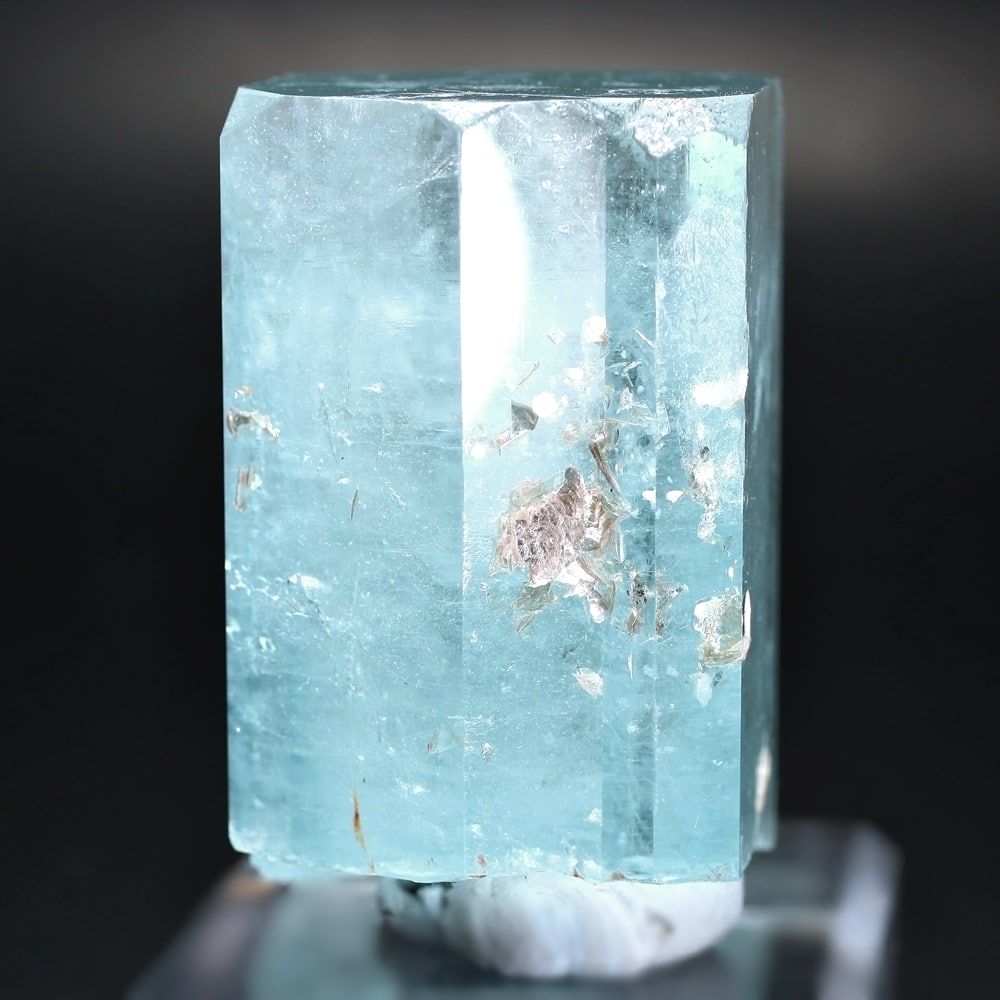 トップクォリティ]パキスタン産アクアマリン極太単結晶（このサイズで