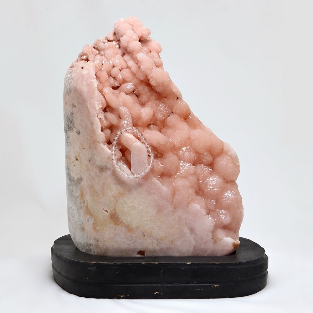 珍品]ブラジル産ピンクアメジスト大型クラスター（高さ約34.0cm/専用