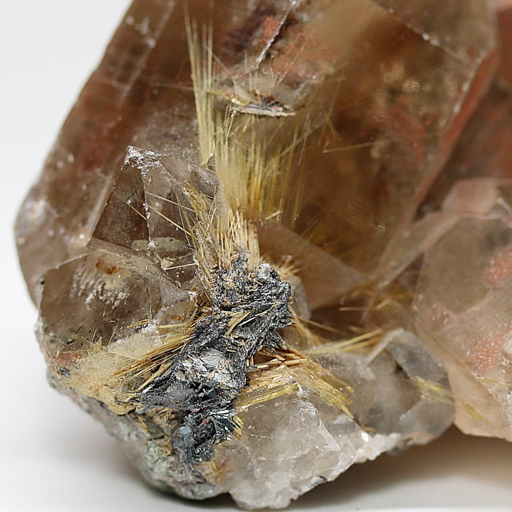 ブラジル産ルチルクォーツクラスター（原石132g） - 埼玉県吉川市の