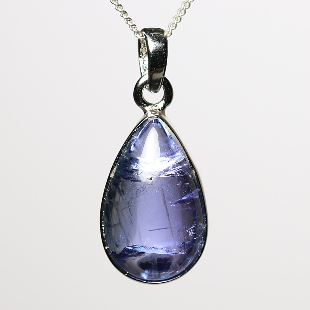 トップクォリティ] 宝石質タンザナイトペンダントトップ（シルバー925