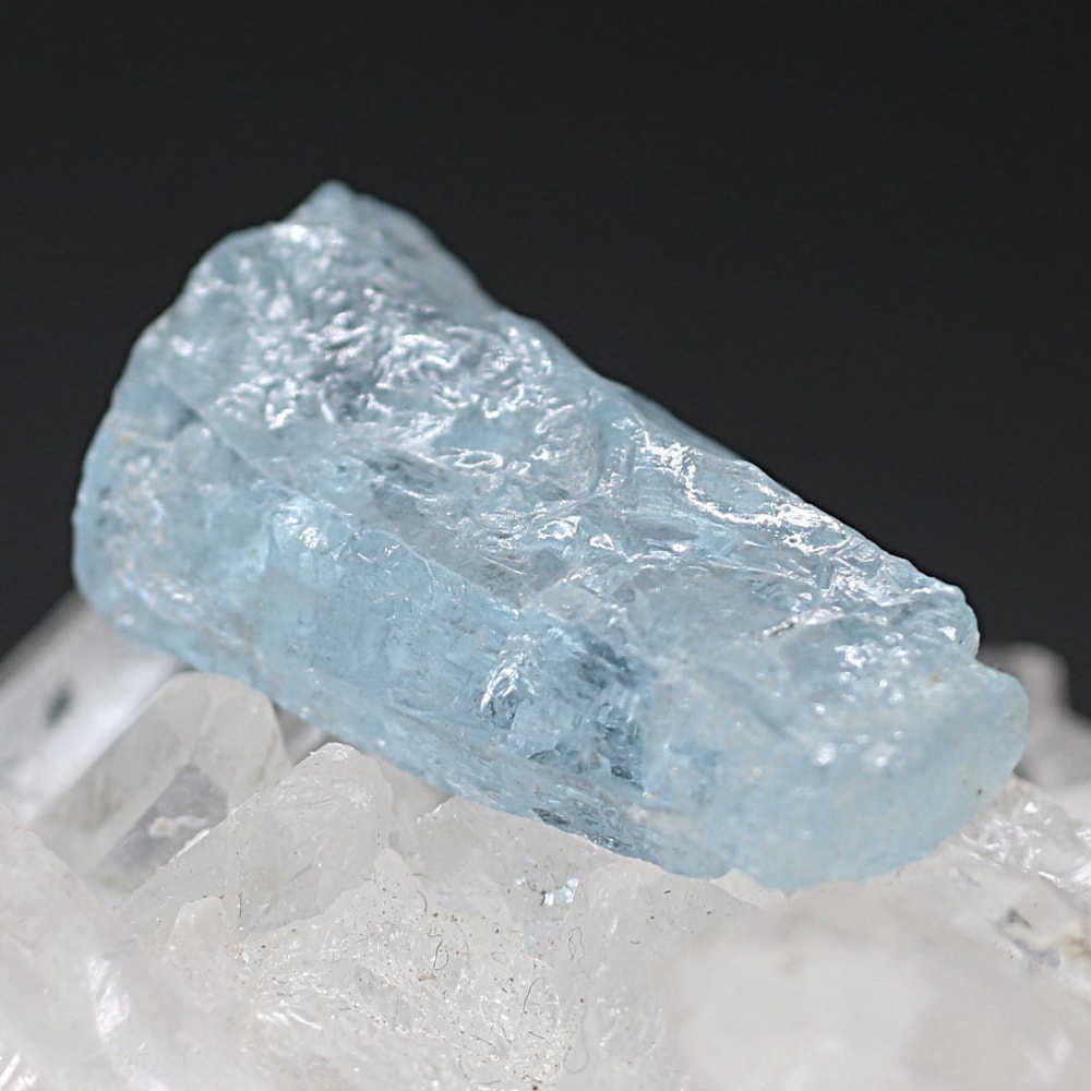 ブラジル産]天然アクアマリン結晶/未加工原石（非加熱無着色・6.0g