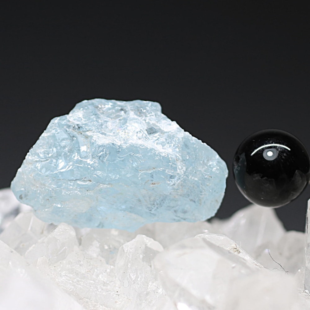 アクアマリン 結晶 原石 パキスタン産 4.4g 【榎本通商 65342