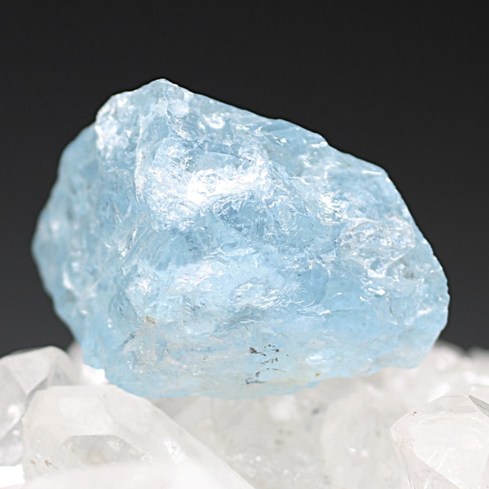 アクアマリン原石No.2252 ブラジル産]天然アクアマリン結晶/未加工原石