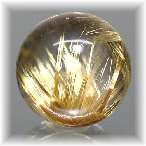最高品質]ゴールドルチルクォーツ丸玉/スフィア - 埼玉県吉川市の