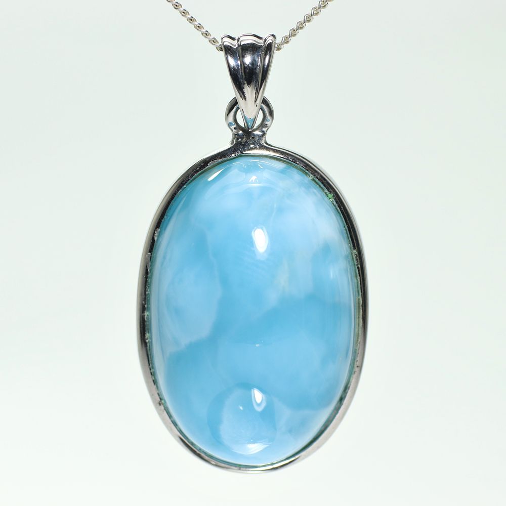 天然石⭐︎ラリマー⭐︎月⭐︎ムーン⭐︎二個セット⭐︎ペンダント