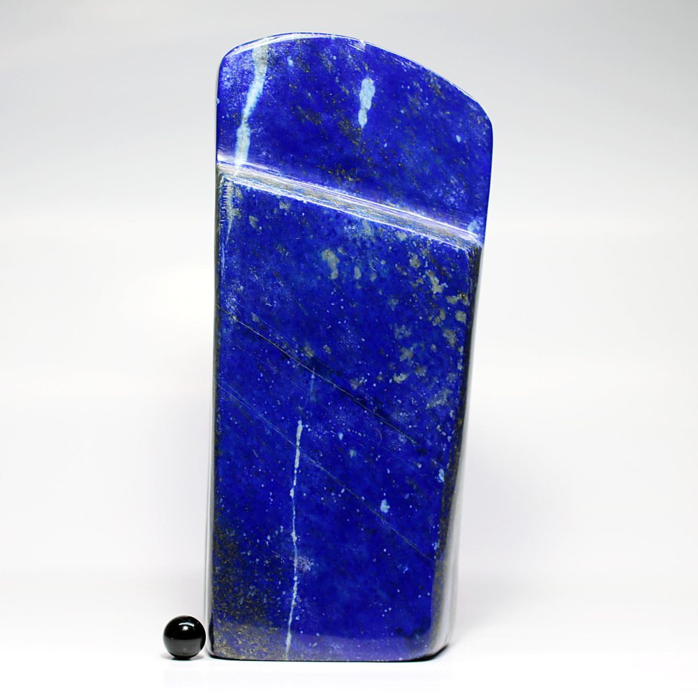 アフガニスタン産]ラピスラズリ磨き原石/フリーフォーム（置物