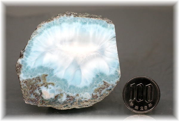 ドミニカ産]ラリマー スライス原石 - 埼玉県吉川市の天然石専門店