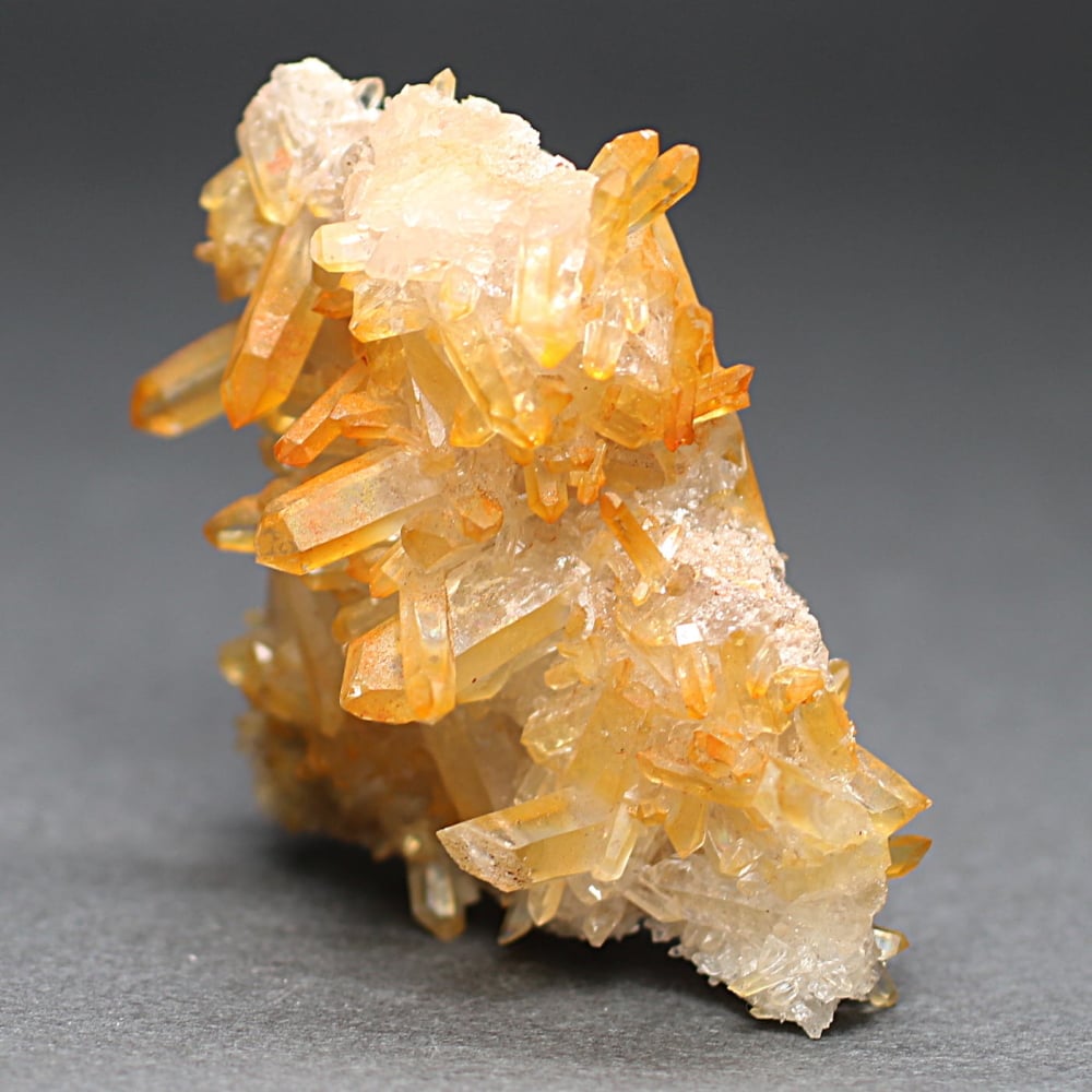 インド/マニカラン産ヒマラヤ水晶ゴールデンヒーラークラスター