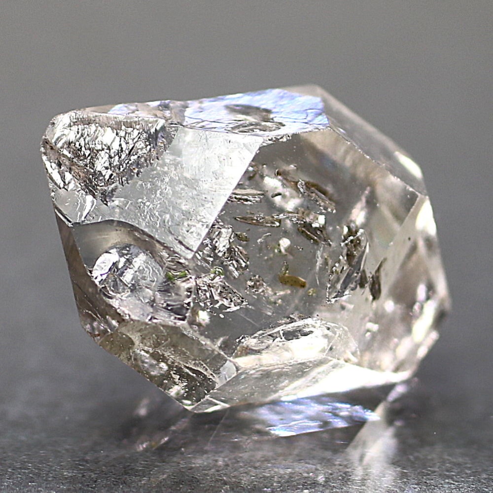 パキスタン産]ダイヤモンドクォーツ原石（パキスタンハーキマー・僅か