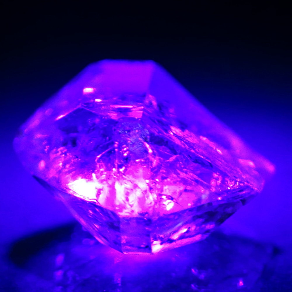 パキスタン産]ダイヤモンドクォーツ原石（パキスタンハーキマー・僅か