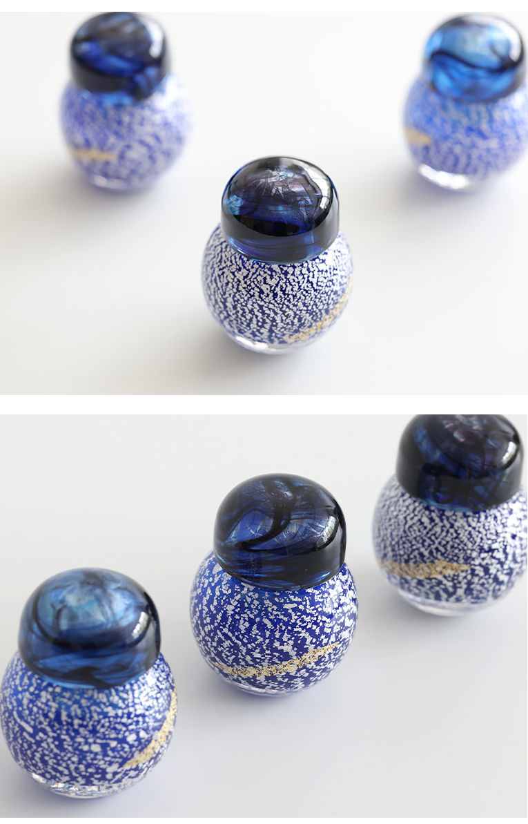 ミニ骨壷 アートガラス骨壷ミニシリーズ 【こるり】 | いのり