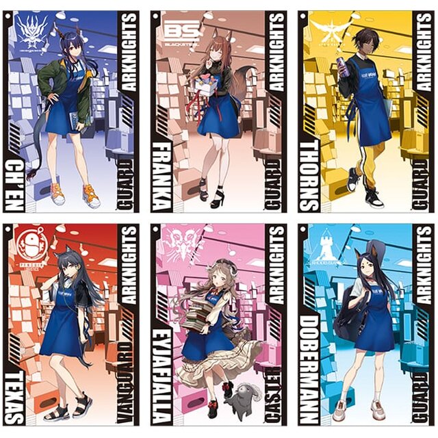 アークナイツヴィレッジヴァンガード コラボ アクリルバッジ 6種セット