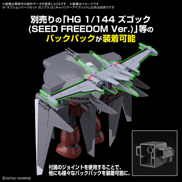 2月のガンプラ系新商品、発売日が一挙決定！組み合わせ可能な「HG