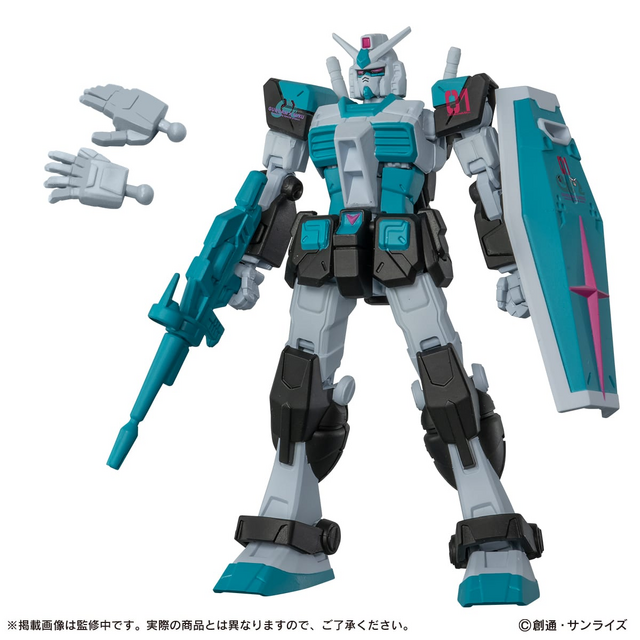 1,500円ガシャポン「機動戦士ガンダム」×「初音ミク」がカッコ良い！ド