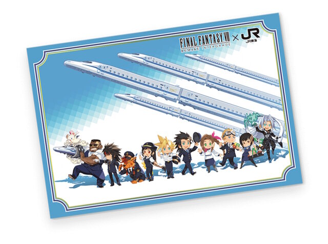 JR東海が『FF7』とコラボ！クラウドやティファ、エアリスたちが鉄道