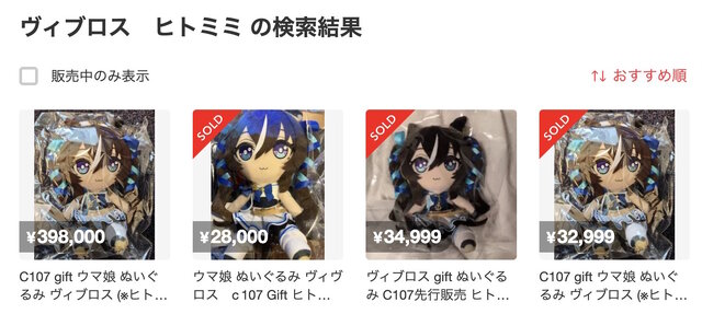 ウマ娘』の「ヴィブロス」ぬいぐるみが交換・返金対応へ―誤って“ヒト耳