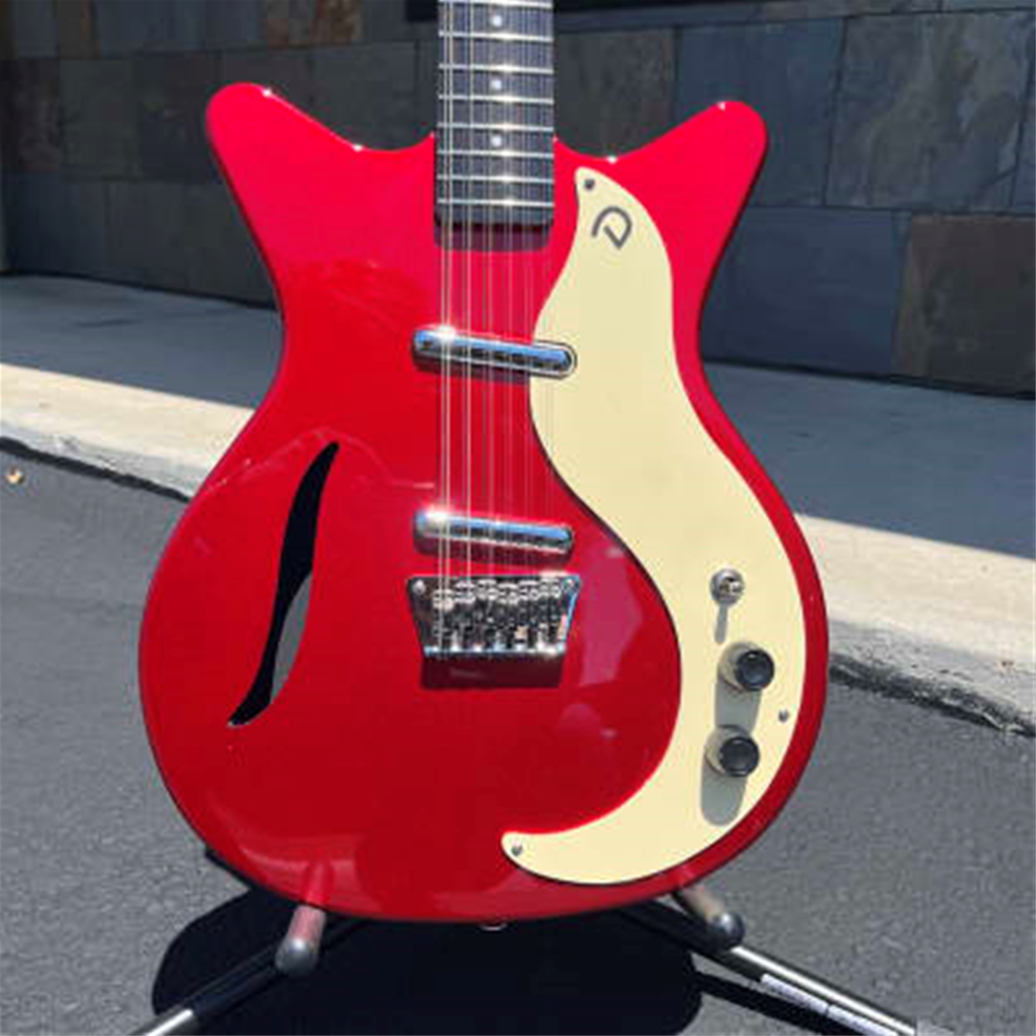 Instrumental Music - Danelectro '59 Vintage 12 String, Metallic Red