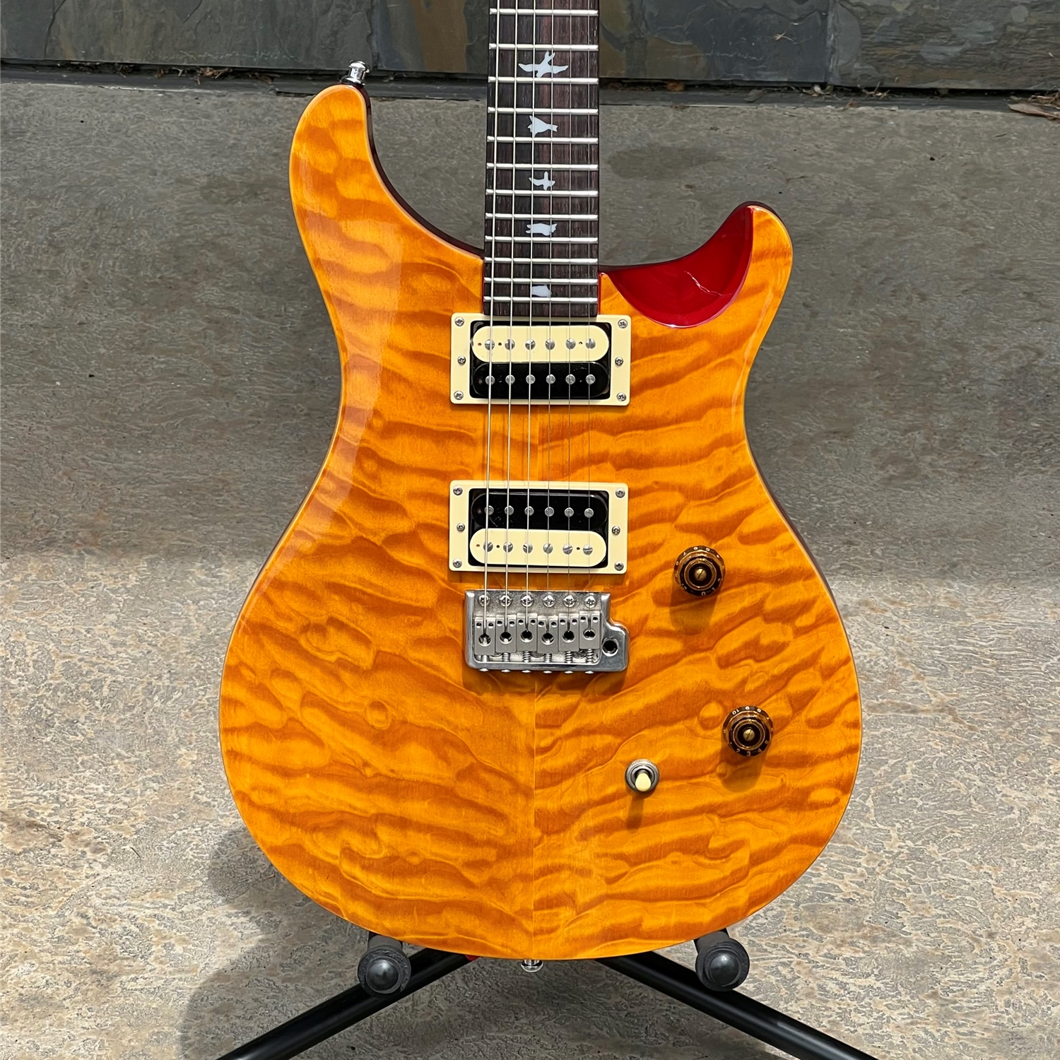 Instrumental Music - Used 25th Anniversary PRS SE Custom 24 Quilt Top