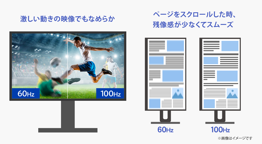 LCD-D241SD-FX | 100Hz対応＆フリースタイルスタンド23.8型ワイド液晶