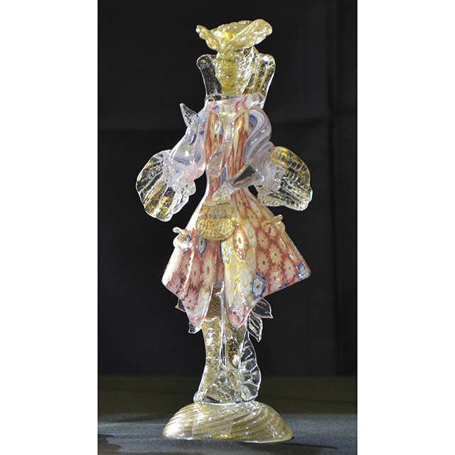 ベネチアンガラス人形 ベネチアングラス ムラノ イタリア 人形