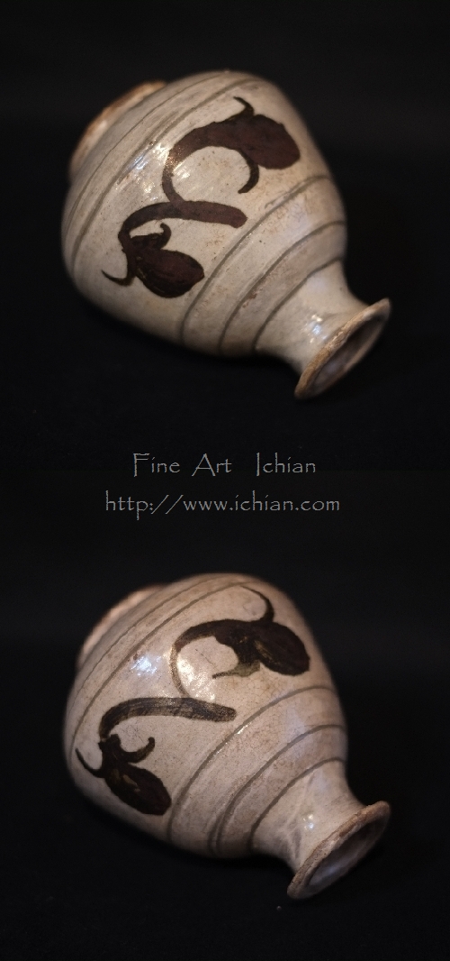 李朝 鶏龍山徳利 楽天市場】鶏龍山 粉青沙器 鉄絵刷毛目徳利 H28.5cm