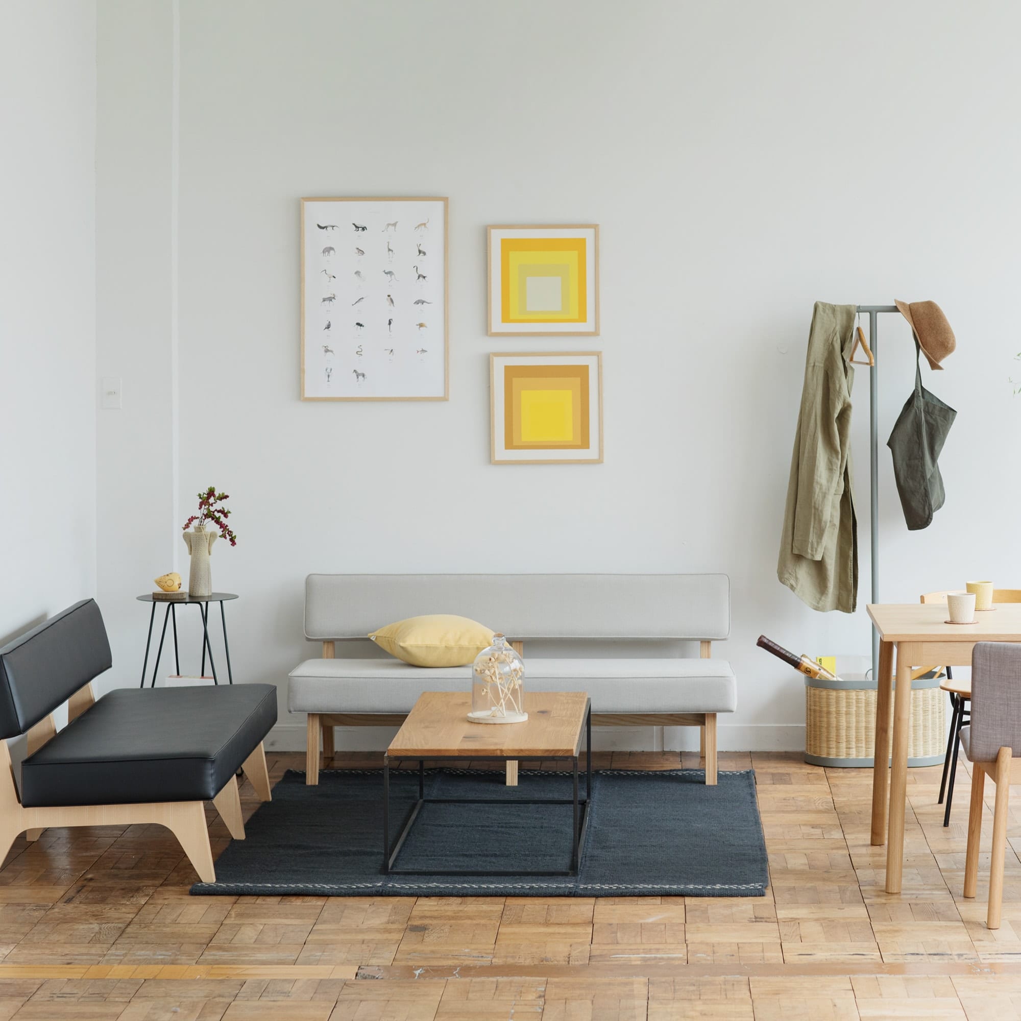 定番品】ジョセフ・アルバース「正方形賛歌 イエロー」｜ポスター