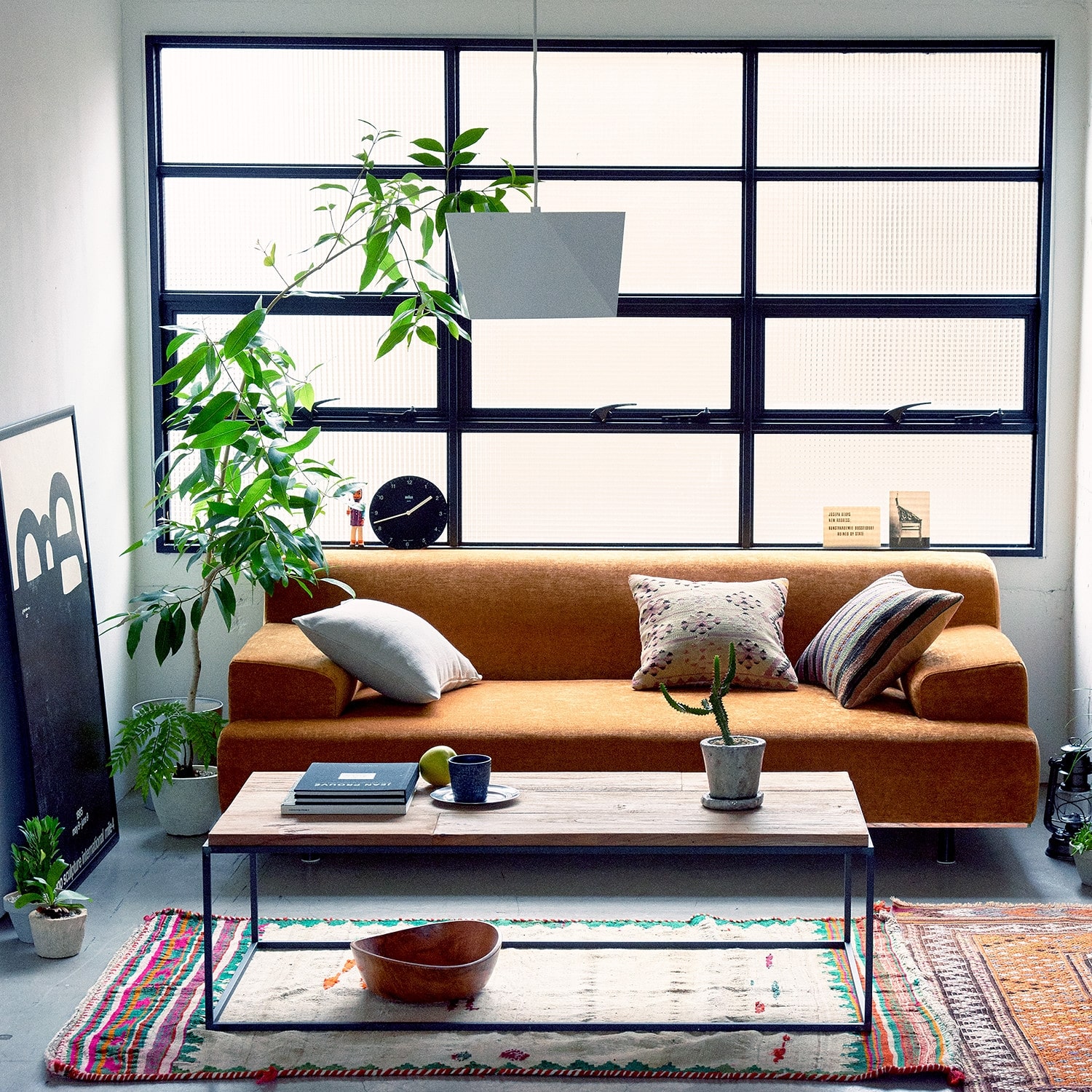 在庫品】FRAME TABLE 1200 Oak Top｜ローテーブル｜IDEE SHOP Online