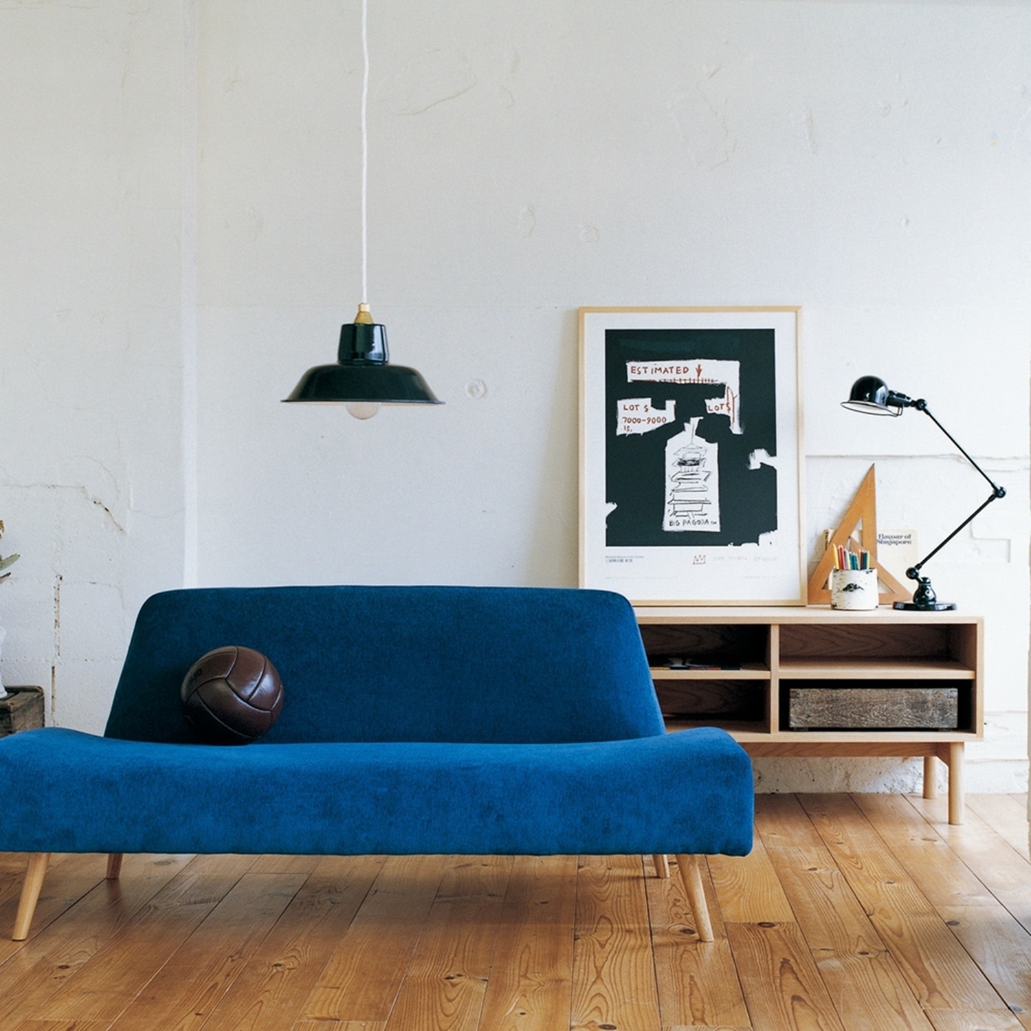 PORCELAIN ENAMELED IRON LAMP Black｜ペンダントランプ｜IDEE SHOP Online