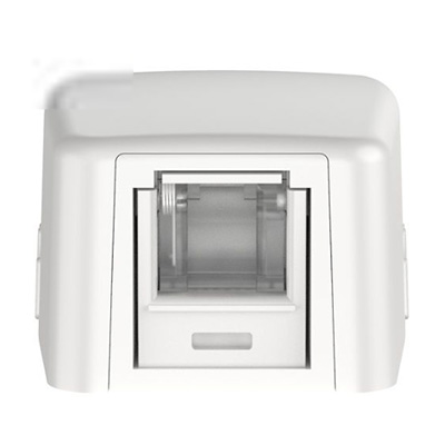 JOQ1H6A00 1ポートCat6Aローゼットキット シャッター付: ネットワーク